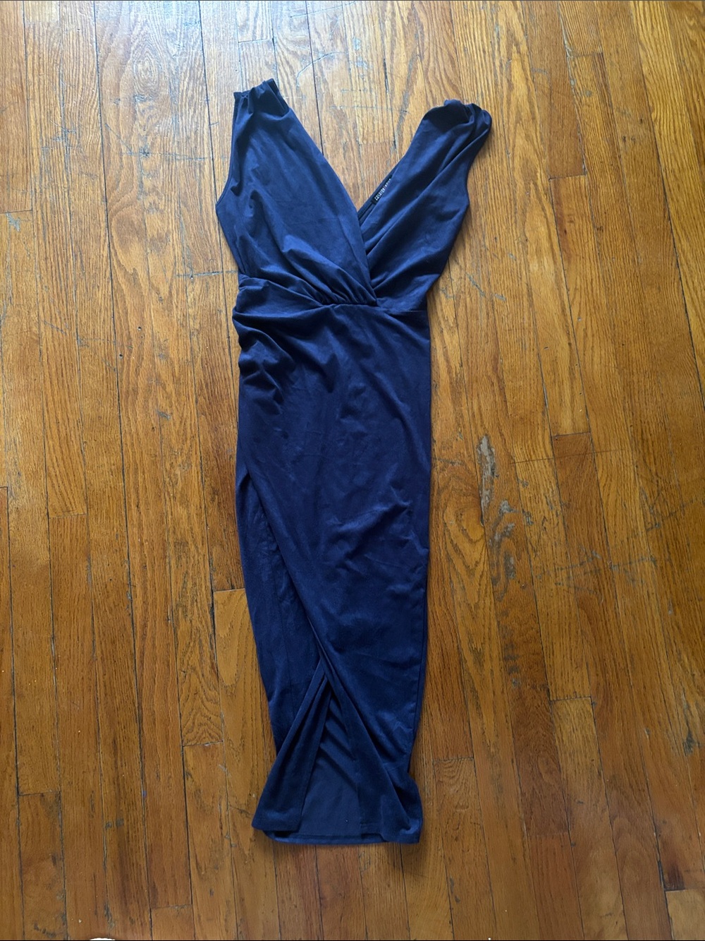 Fashion Nova Navy Blue wrap Dress